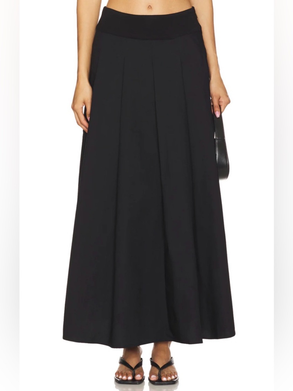 Lovers + Friends Black Maxi Skirt